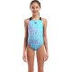 Купальник закритий для дівчат Arena MULTI COLOURS SWIMSUIT V BACK