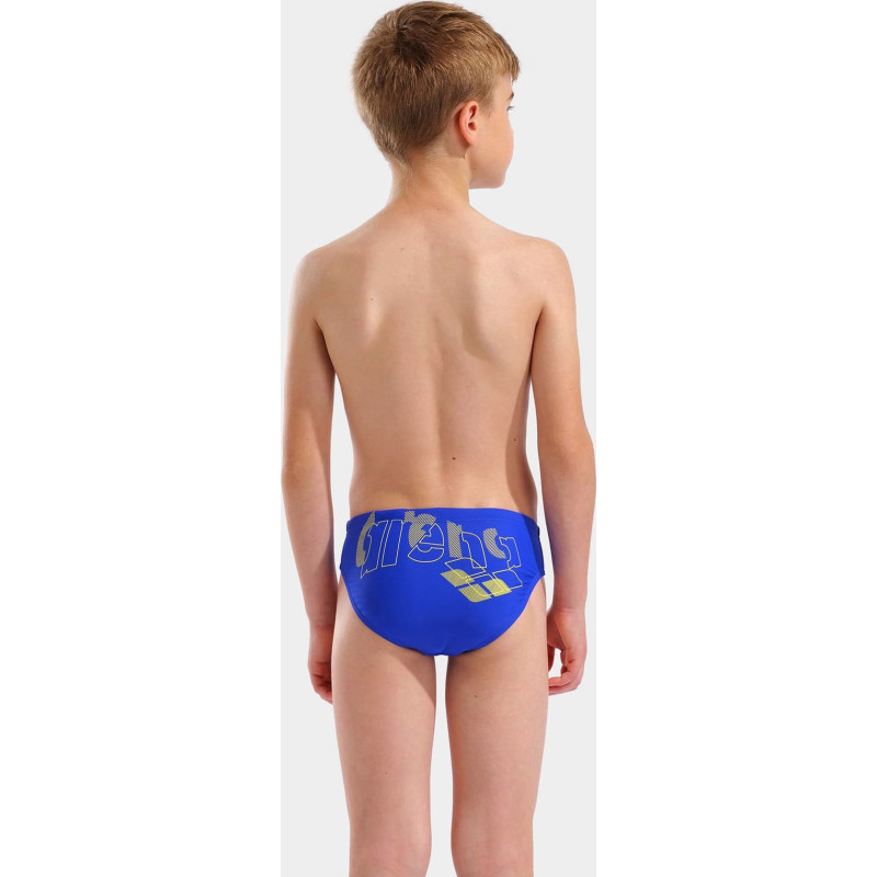 Плавки-сліпи для хлопчиків Arena TALES SWIM BRIEFS синій, жовтий Діт 140 см