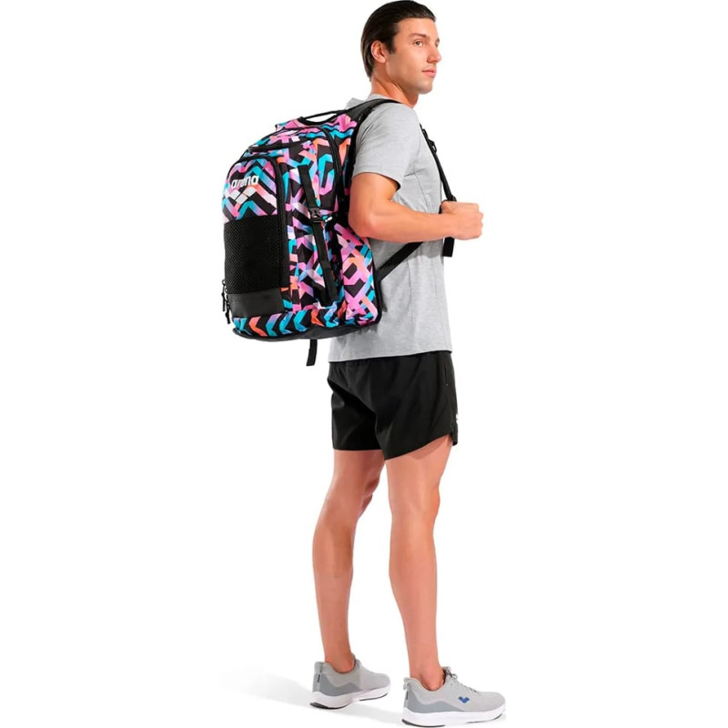 Рюкзак Arena ALL SET BACKPACK AO 45L рожевий, блакитний, чорний Уні 55 х 38 х 28 см