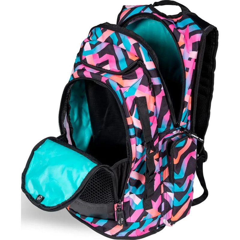 Рюкзак Arena ALL SET BACKPACK AO 45L рожевий, блакитний, чорний Уні 55 х 38 х 28 см