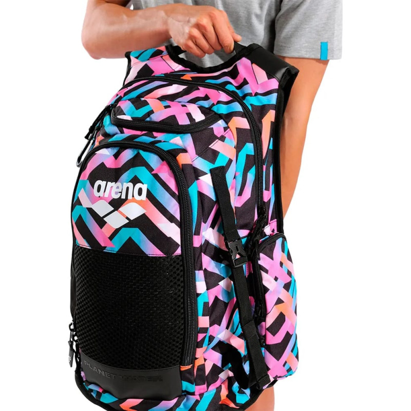 Рюкзак Arena ALL SET BACKPACK AO 45L рожевий, блакитний, чорний Уні 55 х 38 х 28 см
