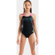 Купальник закритий для дівчат Arena SUNRISE SWIMSUIT SWIM PRO BACK чорний, бірюзовий, рожевий Діт 164 см