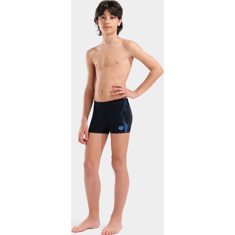 Плавки-шорти для хлопчиків Arena GRAPHIC SWIM SHORT чорний, бірюзовий Діт 128 см