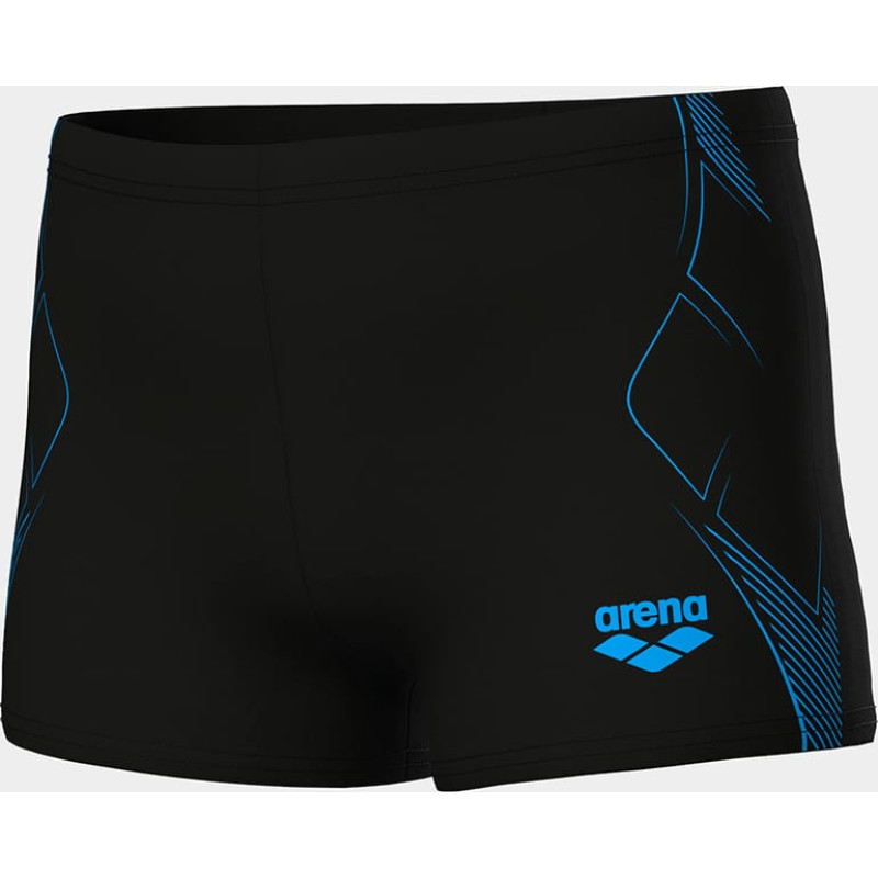 Плавки-шорти для хлопчиків Arena GRAPHIC SWIM SHORT чорний, бірюзовий Діт 128 см