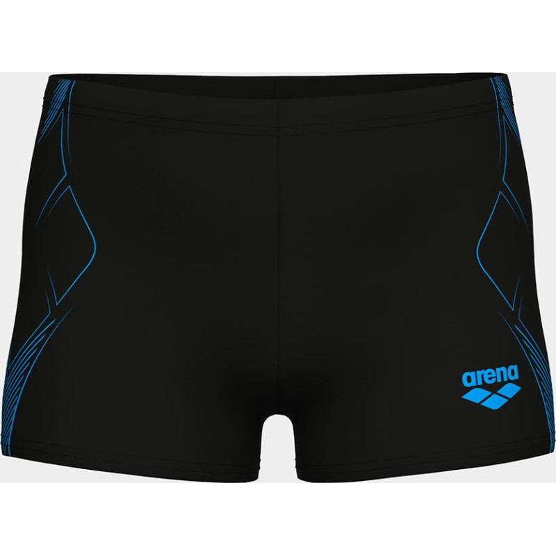 Плавки-шорти для хлопчиків Arena GRAPHIC SWIM SHORT чорний, бірюзовий Діт 128 см