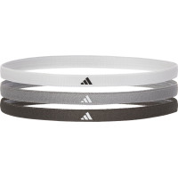 Пов'язки на голову Adidas Hairbands 3pk білий, сірий, чорний Уні One Size