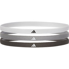 Пов'язки на голову Adidas Hairbands 3pk білий, сірий, чорний Уні One Size