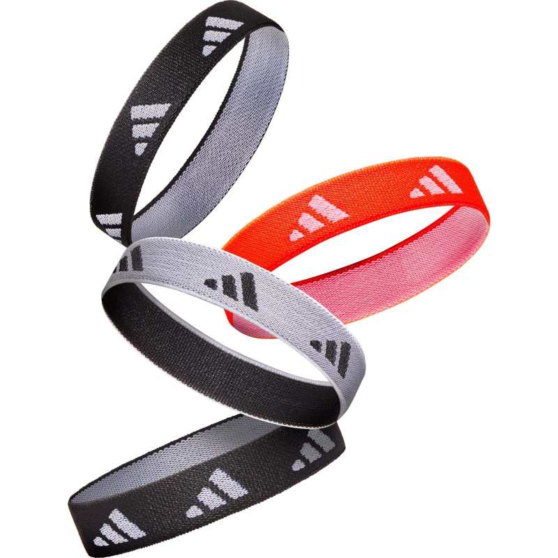 Гумки для волосся Adidas Hair Ties чорний, білий, червоний Жін One Size