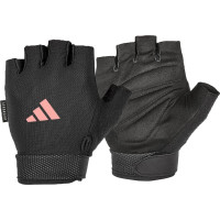 Рукавички для тренінгу Adidas Essential Adjustable Gloves чорний, рожевий Уні M