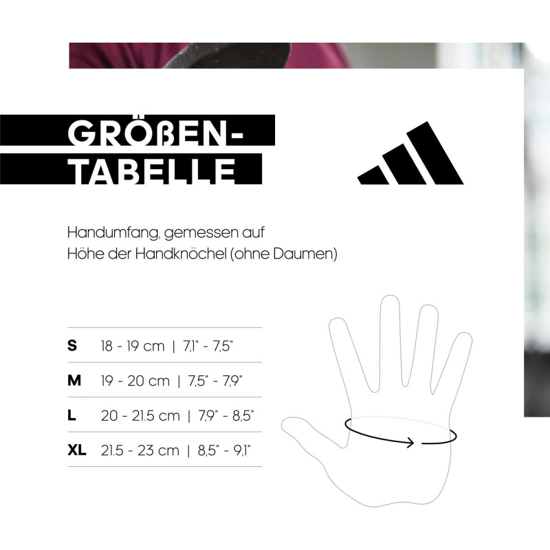 Рукавички для тренінгу Adidas Full Finger Essential Gloves чорний Уні M