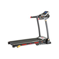 Електрична бігова доріжка inSPORTline Lavister, 130x41 см, 1,5 к.с., 14 км/год, складана, Silent Motion, чорна