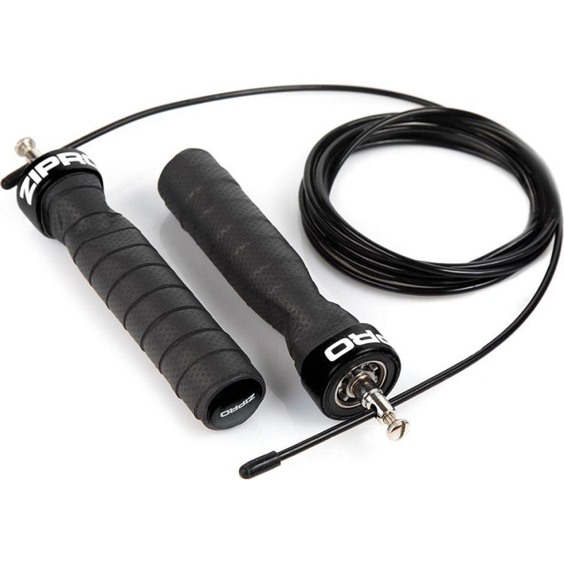 Скакалка Zipro спортивна 300см, чорна