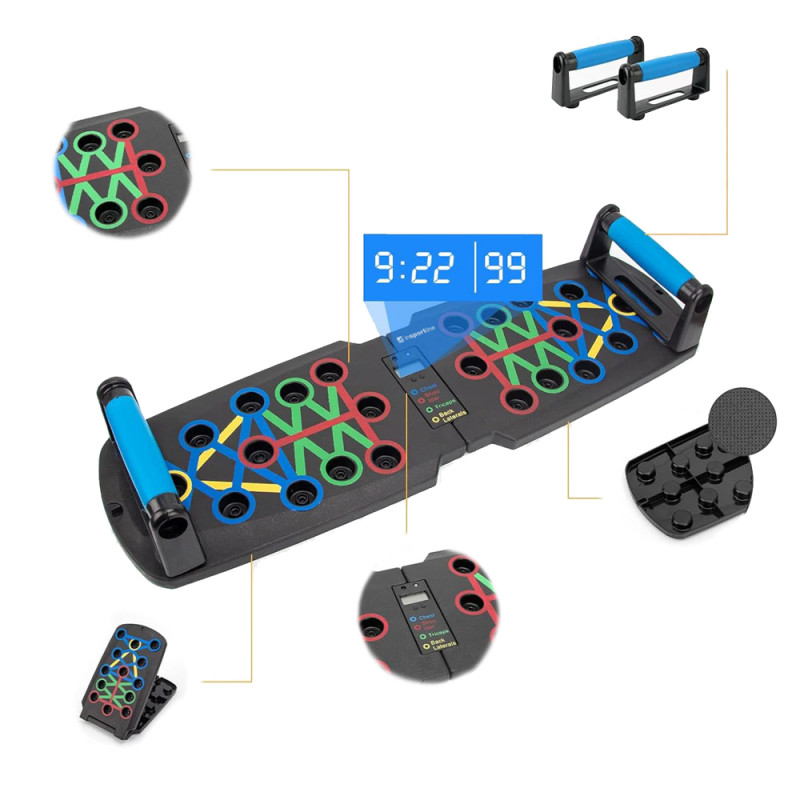 Дошка для віджимань багатофункціональна Pushap Evo з дисплеєм