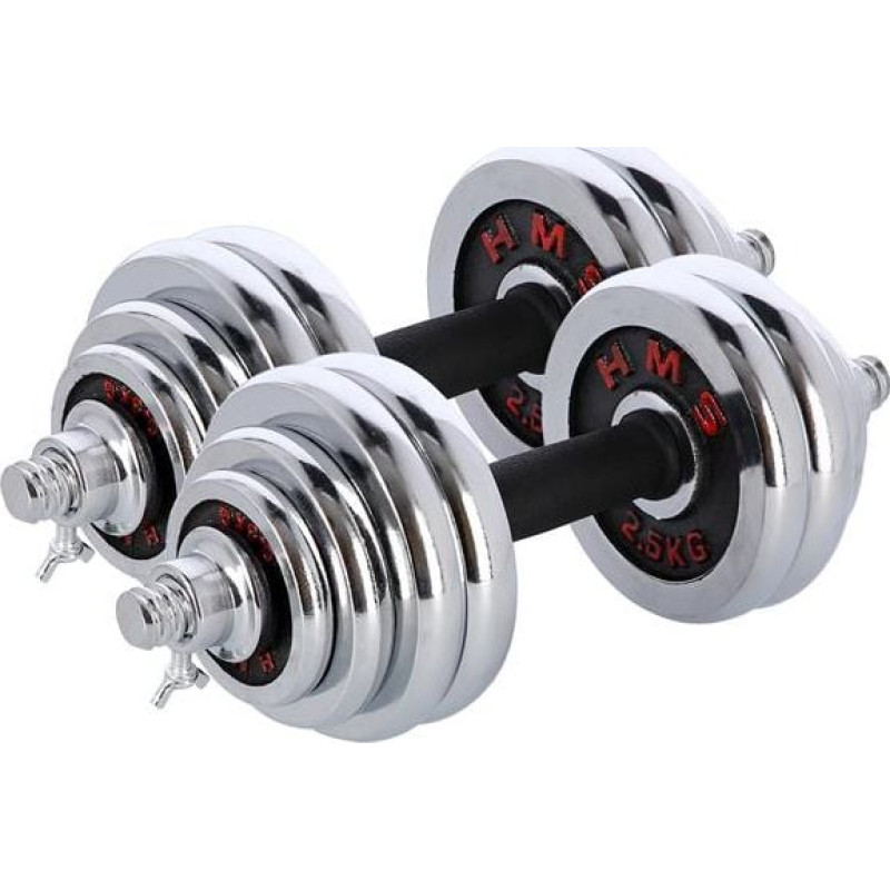 Гантелі розбірні сталеві HMS STC30, 2 x 15 кг