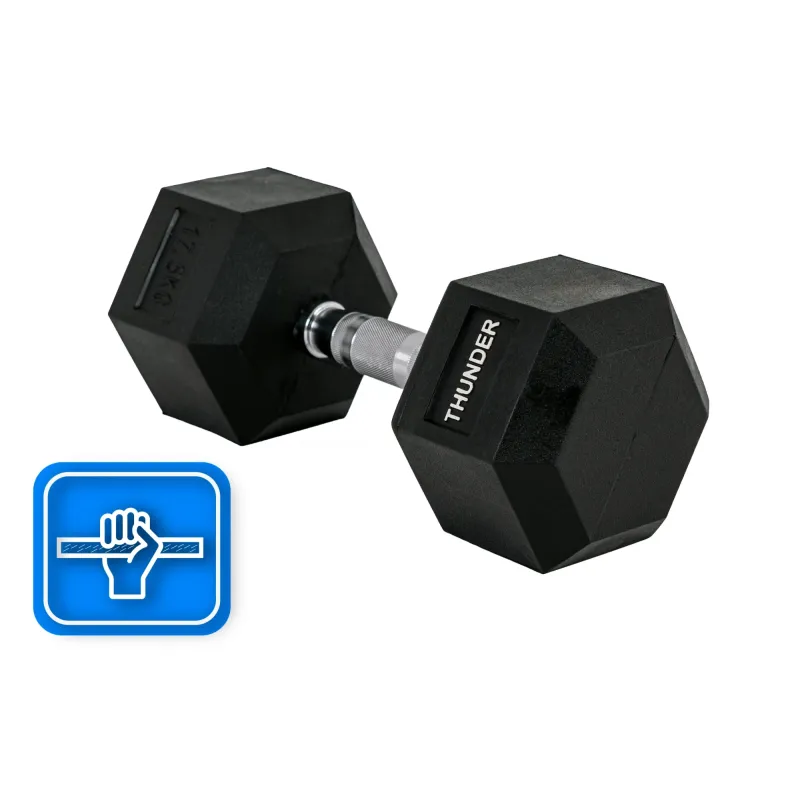 Гантель шестигранна THUNDER 17,5 кг