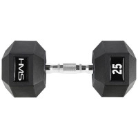 Гантель шестигранна HMS HEX PRO, 25 кг