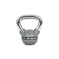 Гиря inSPORTline Kettlebell PU, 4 кг, сталь, хромована з поліуретановим покриттям