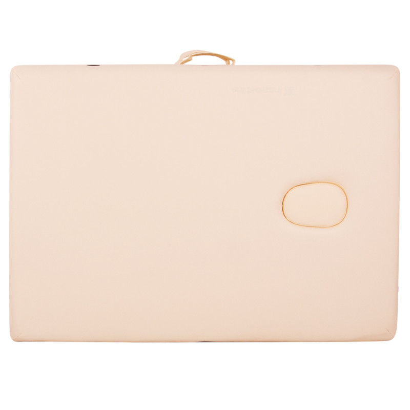 Масажний стіл inSPORTline Japane 3-Piece Wooden - кремово-жовтий