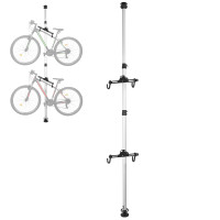 Підлоговий тримач для велосипеда inSPORTline Bikespire, сталь/гума, телескопічний, до 6 велосипедів