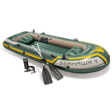Човен надувний Intex Seahawk 4 351 x 145 x 48 см, зелений