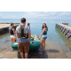 Човен надувний Intex Seahawk 4 351 x 145 x 48 см, зелений