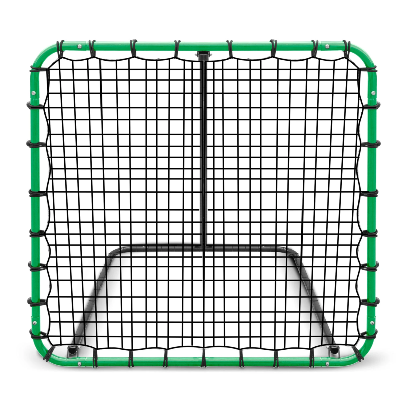 Сітка тренувальна для футболу Neo-Sport Rebounder 120 x 120 см, чорно-зелена