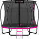 Батут THUNDER INSIDE ULTRA з внутрішньою сіткою 6 футів 185 см чорно-рожевий