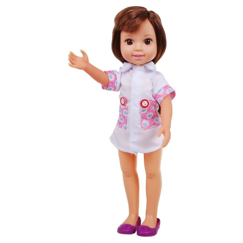 Лялька-медсестра для дітей 3+ Аксесуари для лікаря + Стетоскоп + Термометр + Шприц