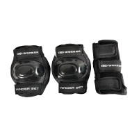 Набір з 6-ти протекторів WORKER Kinder - розмір S / чорні