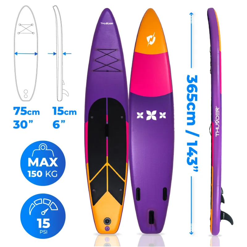 Надувна SUP дошка (Сапборд) THUNDER SHARPE 365