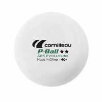 М'ячі для настільного тенісу Cornilleau P-BALLS 2** 6 шт, білі