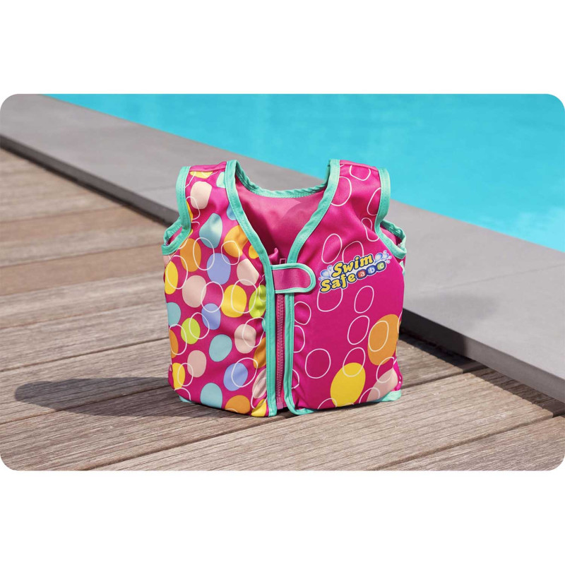 Жилет для плавання Bestway 32177-02 S/M, рожевий