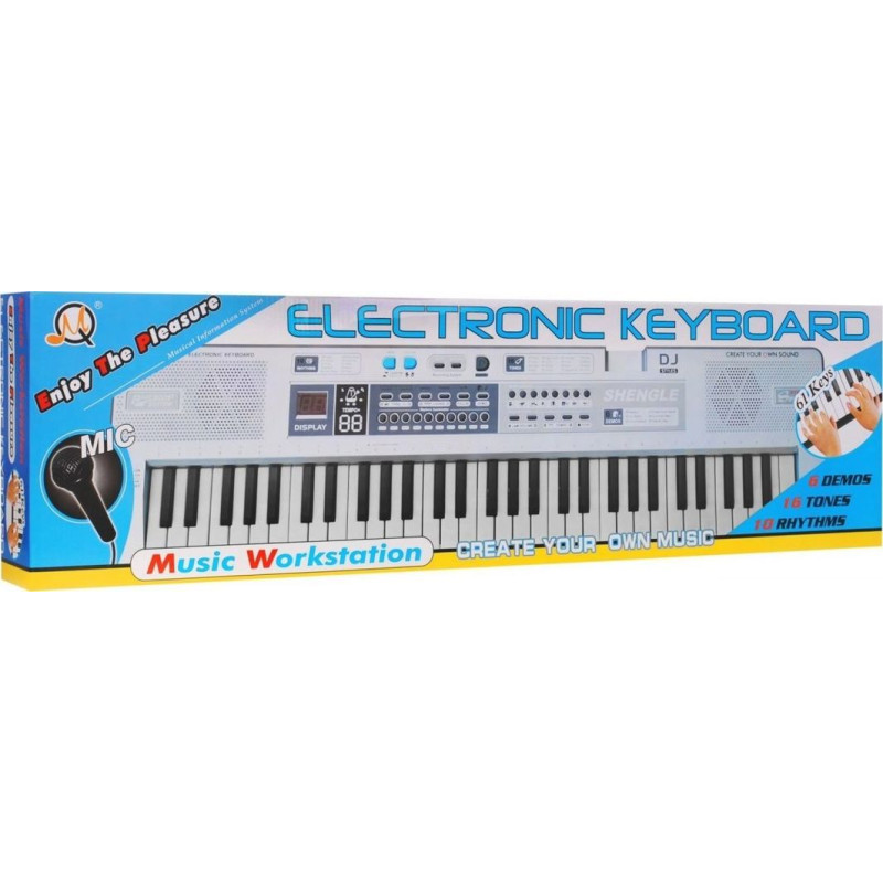 Дитячий синтезатор 5+ Мікрофон + Запис + Стереодинаміки