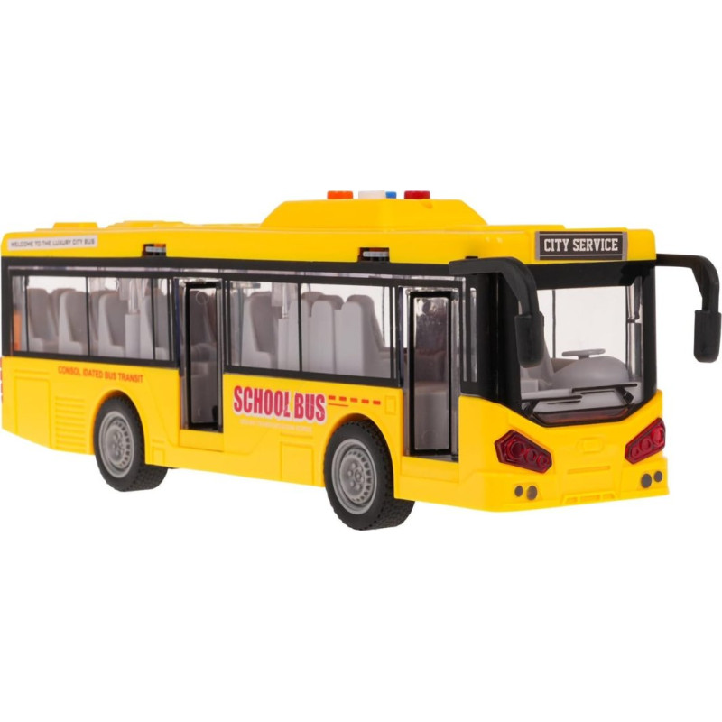 Дитячий іграшковий шкільний автобус зі світловою та звуковою функцією ZAU.JS120B