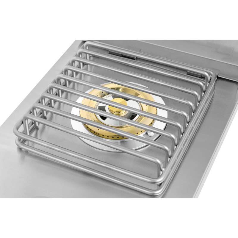 Одинарна вбудована конфорка з кришкою GRILLI 888002 Код: 012577