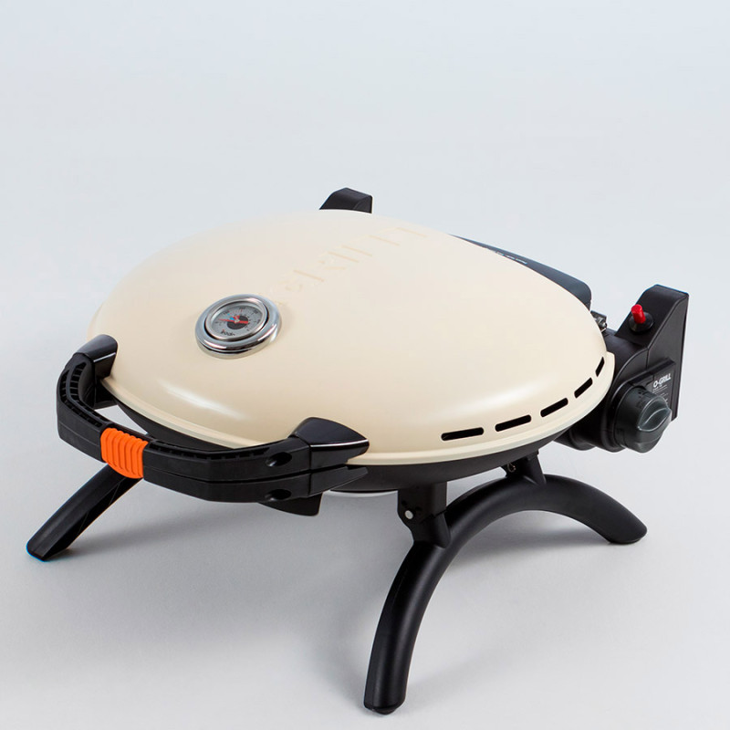 Портативний переносний газовий гриль O-GRILL 600T, кремовий Код: 013342