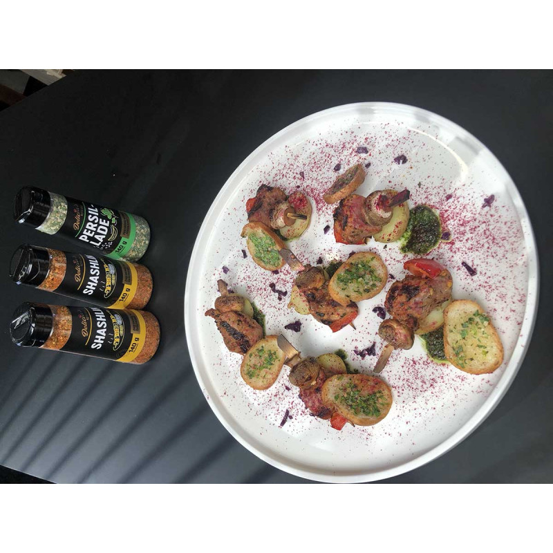 Суміш спецій Delicia's Spices Shashlik для шашлику 140 г 241577 Код: 013254