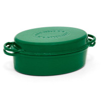 Жарівня (котел) овальна чавун.емаль 5.2л Big Green Egg 117670 Код: 004677