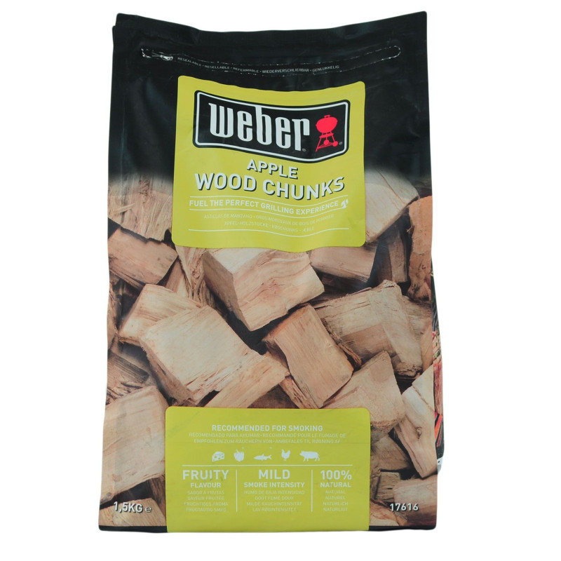 Бруски для копчення яблуко 1,5кг Weber (17616) Код: 010809