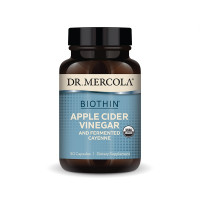 Органічний ферментований Яблучний оцет і Кайенский перець, Organic Fermented Apple Cider Vinegar and Cayenne, Dr. Mercola, 30 капсул