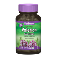 Экстракт корня валерианы, Bluebonnet Nutrition, 60 желатиновых капсул