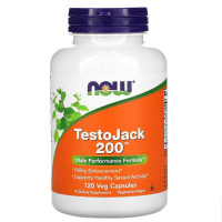 Репродуктивне Здоров'я Чоловіків ТестоДжек, TestoJack 200, Now Foods, 120 Капсул