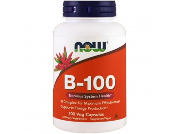 Комплекс B-100, Now Foods, 100 Вегетаріанських Капсул