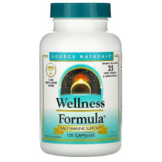 Защитный иммунный комплекс, Source Naturals, Wellness Formula, 120 растительных капсул