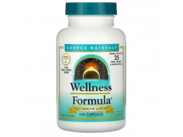 Захисний імунний комплекс, Source Naturals, Wellness Formula, 120 рослинних капсул