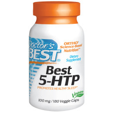 5-HTP (Гідрокситриптофан), 100мг, Doctor's Best, 180 капсул