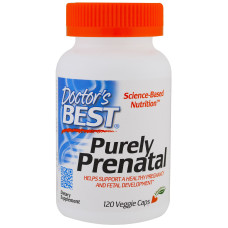 Комплекс для Вагітних, Purely Prental, Doctor's Best, 120 гелевих капсул