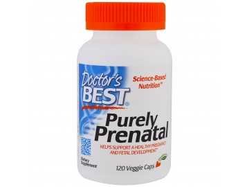 Комплекс для Вагітних, Purely Prental, Doctor's Best, 120 гелевих капсул