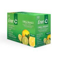 Вітамінний Напій для Підвищення Імунітету, Смак Лимону та Лайму, Vitamin C, Ener-C, 30 пакетиків