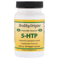 5-HTP (Гідрокситриптофан), 100мг, Healthy Origins, 60 гелевих капсул